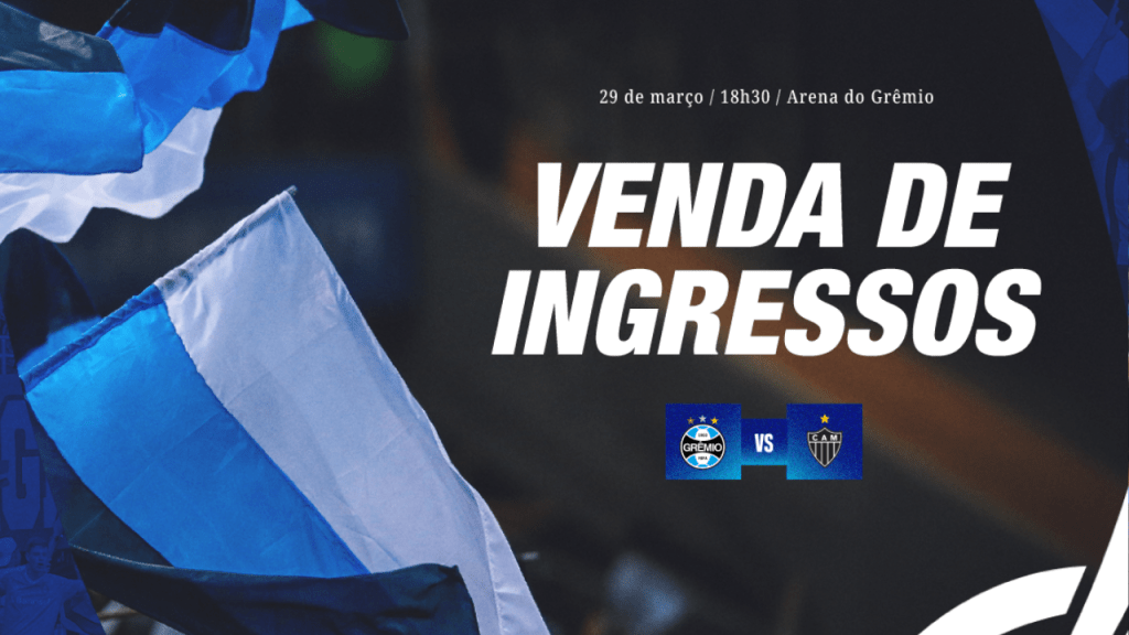 anuncio venda de ingressos gremio