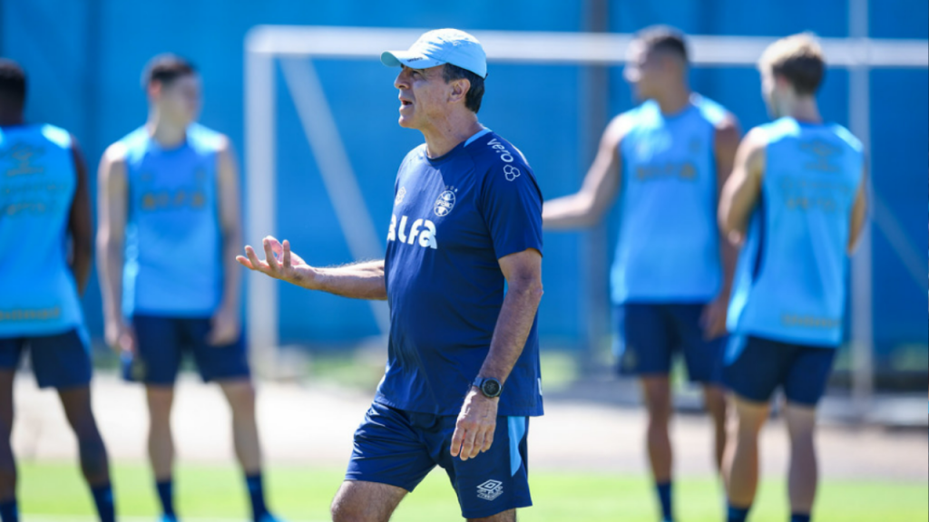 quinteros treino gremio
